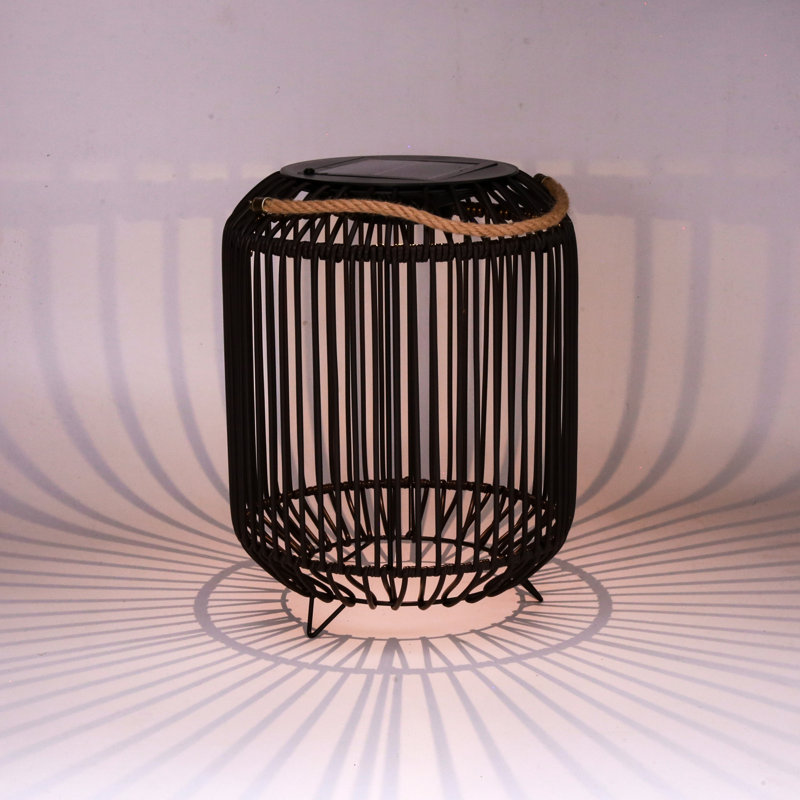 Baner Garden 14.8'' Solar Powered Integrated LED Outdoor Floor Lamp